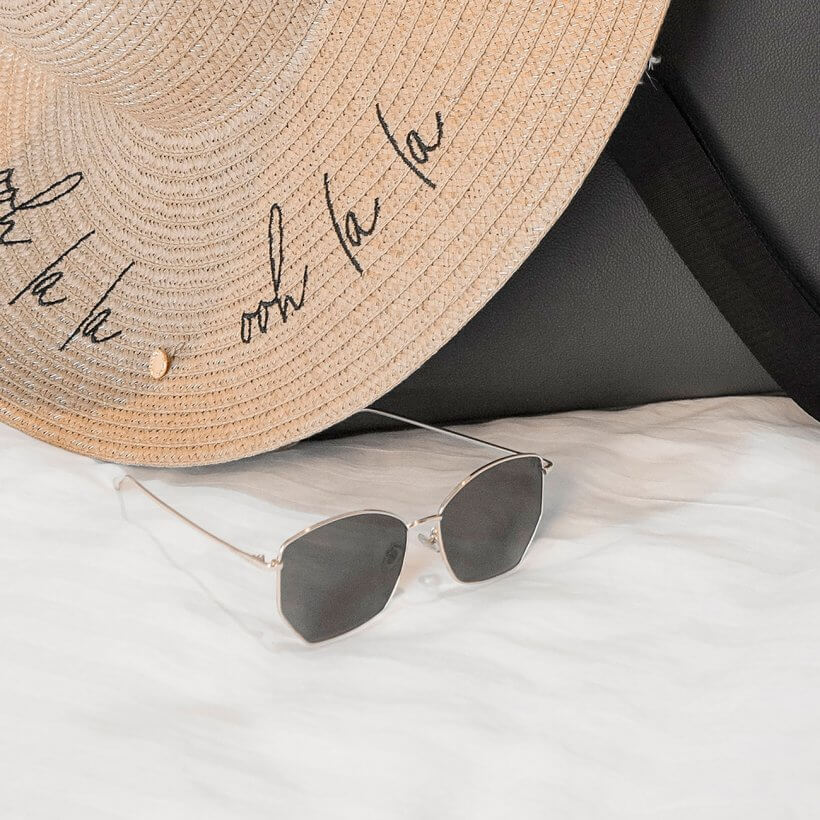 Sunglasses | Havana | Metal Frame | Black