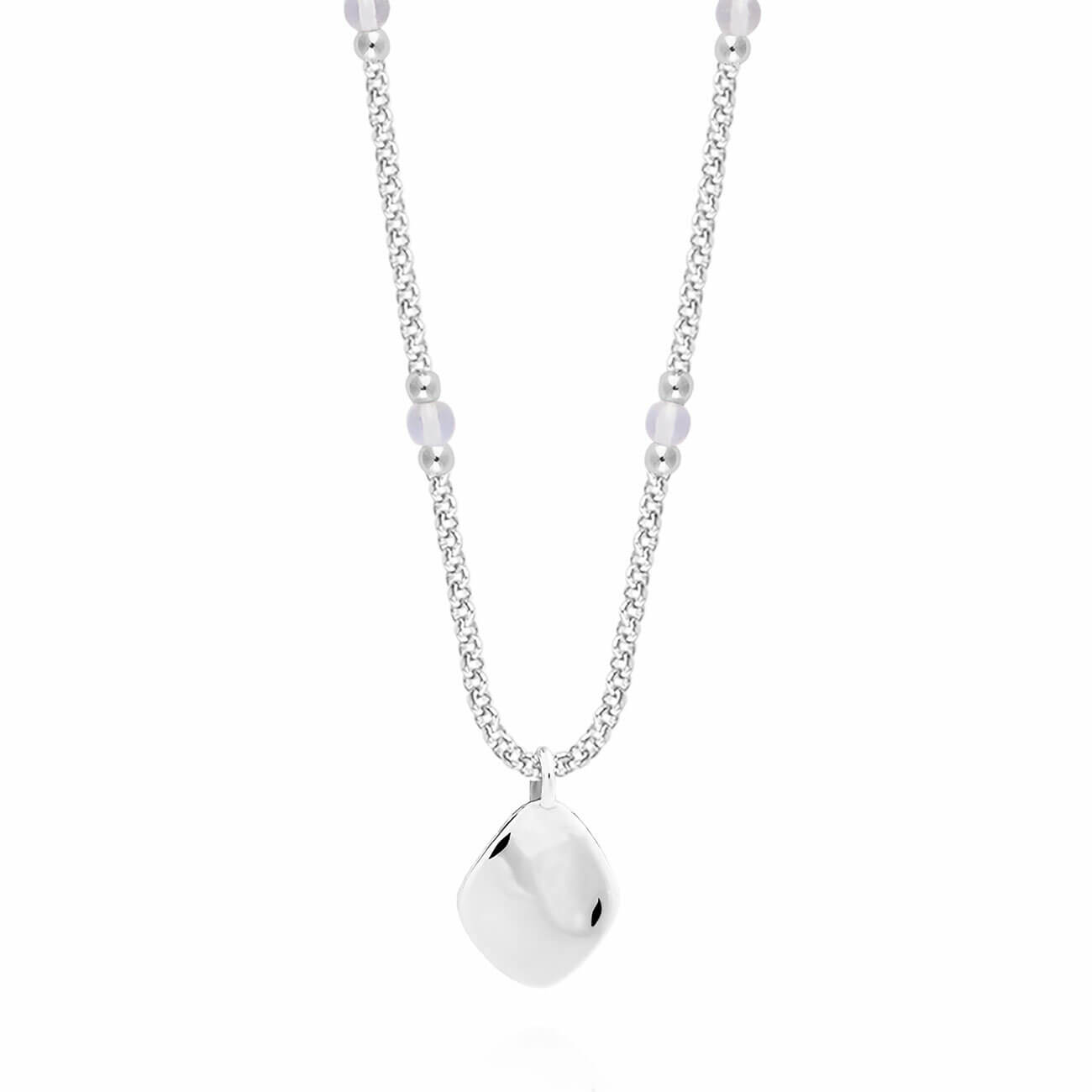 Wellness Gems | Silver | Opalite Necklace | 45cm + 5cm Extender