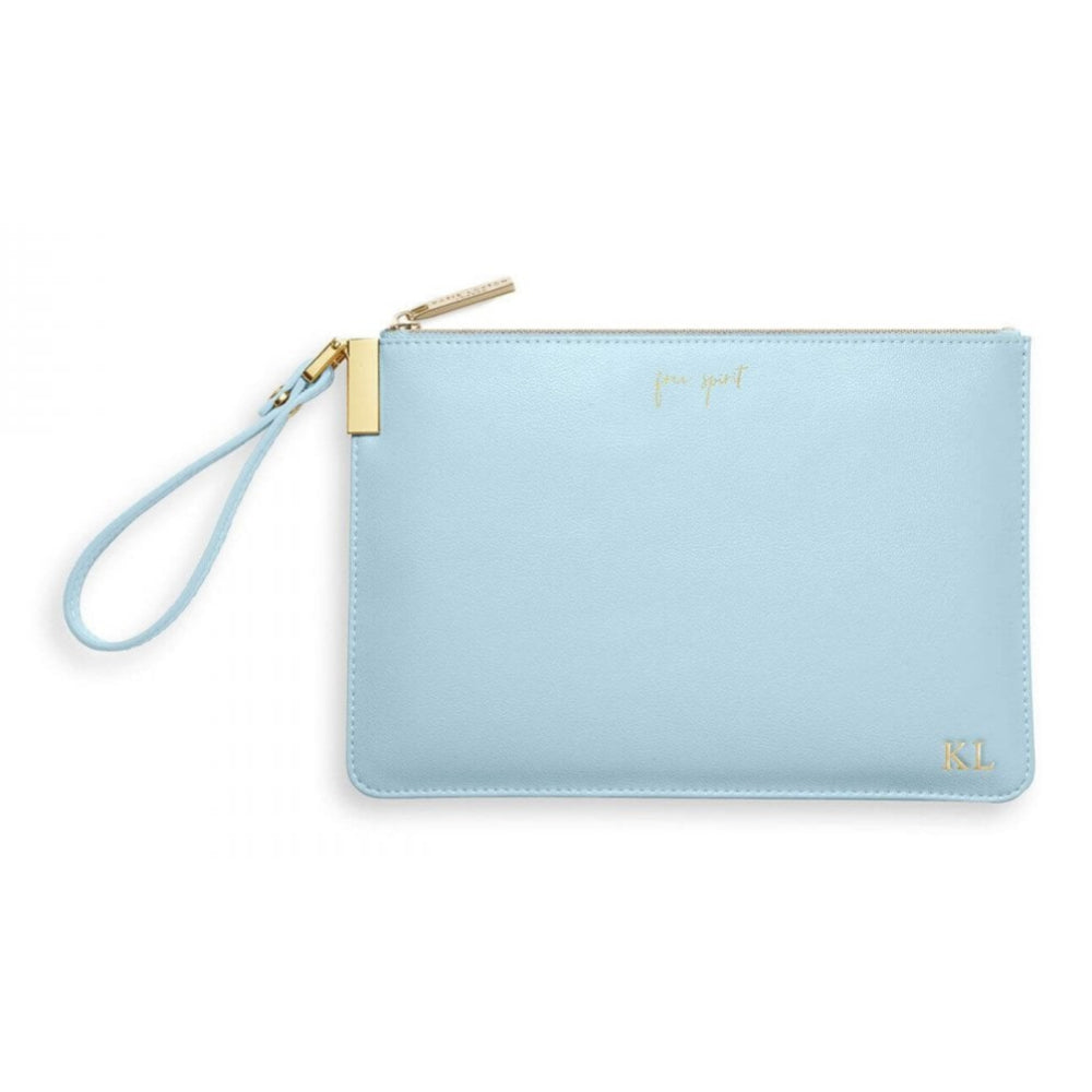 Secret Message Pouch | Free Spirit, The World Is Your Oyster | Blue | 16 X 24 Cm