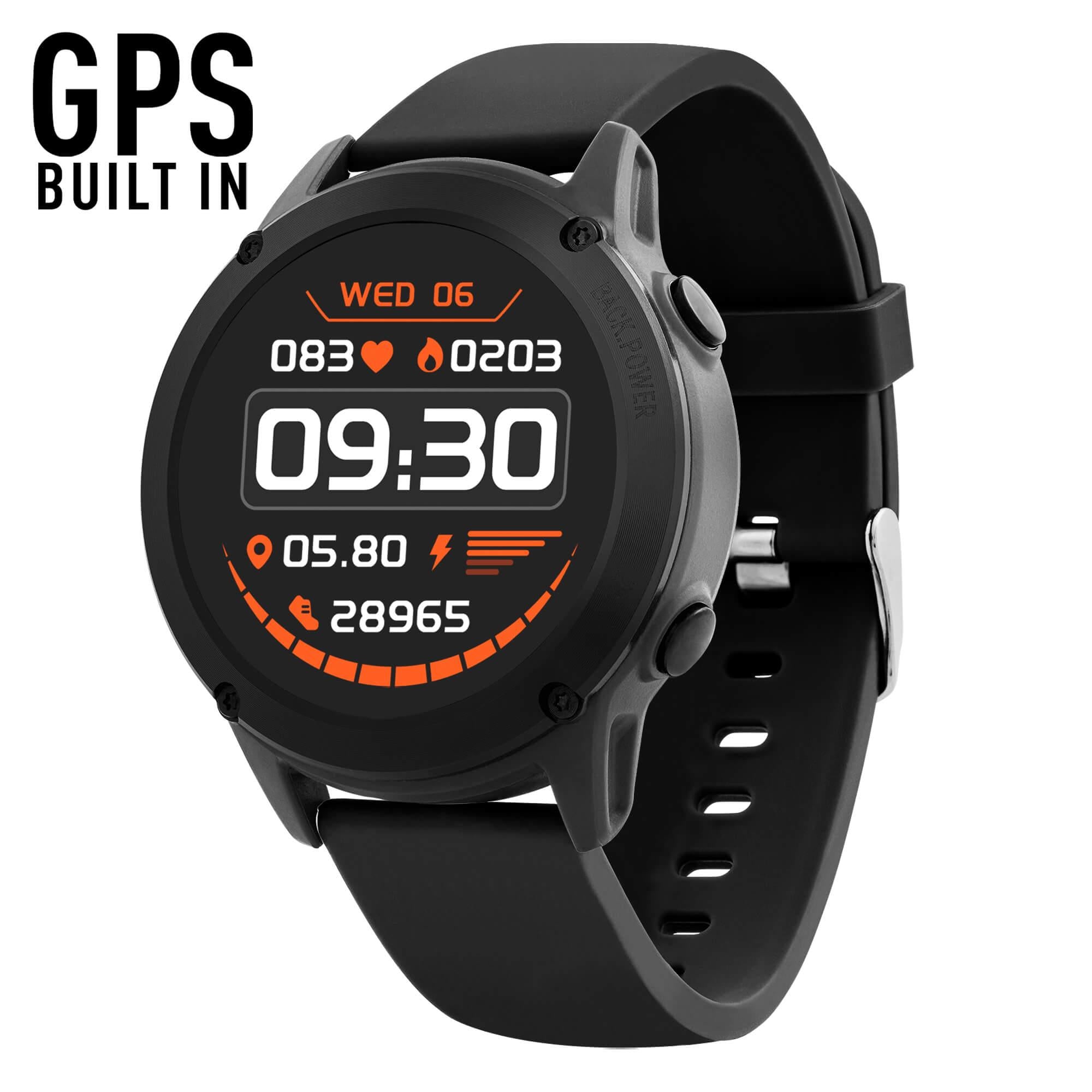 Series 18 Black Smart Watch With Built-In GPS