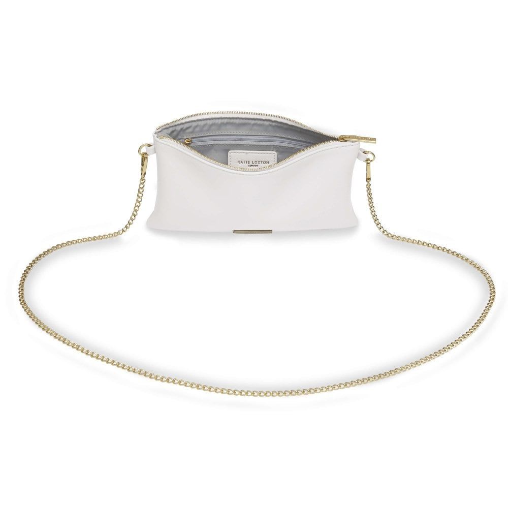 Freya Crossbody Bag | White | 14.5 X 28cm