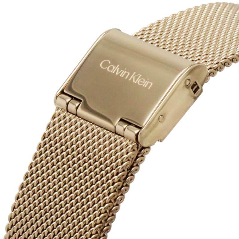2H Rose Gold Dial Rose Gold Tone Mesh Bracelet Ladies Watch