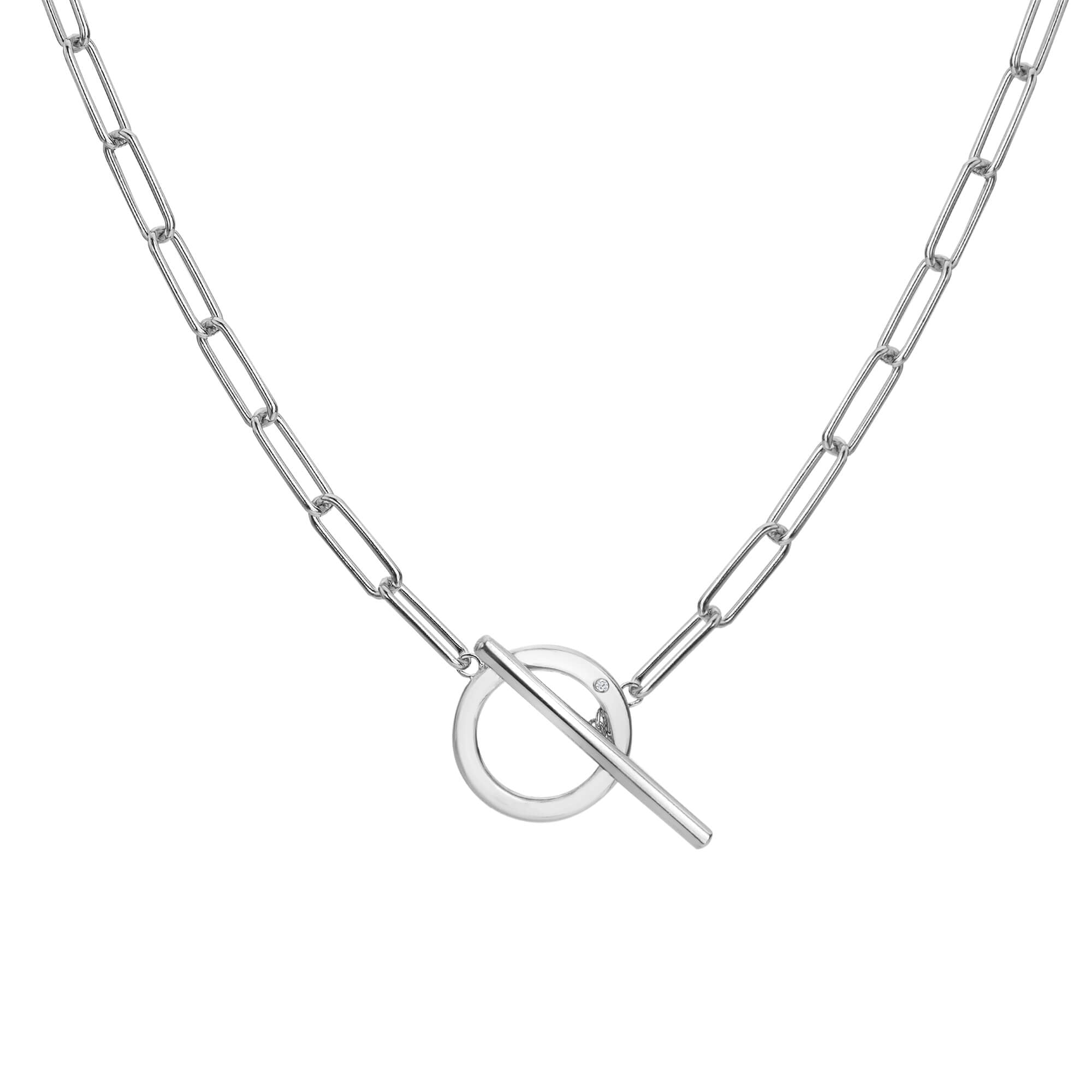 Linked T-Bar Necklace