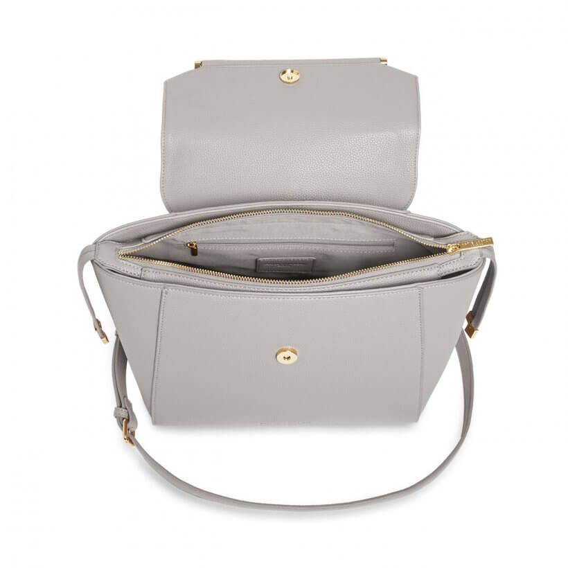 Ava Top Handle Bag | Stone