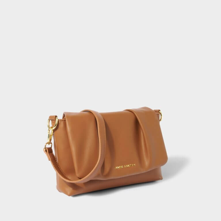 Mischa Slouch Bag | Tan | 20cm X 22cm X 9cm