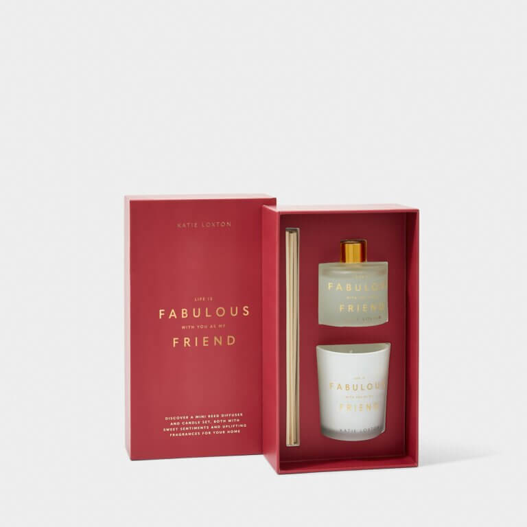 Sentiment Mini Fragrance Set | Life Is Fabulous With You As My Friend | Champagne And Sparkling Berry