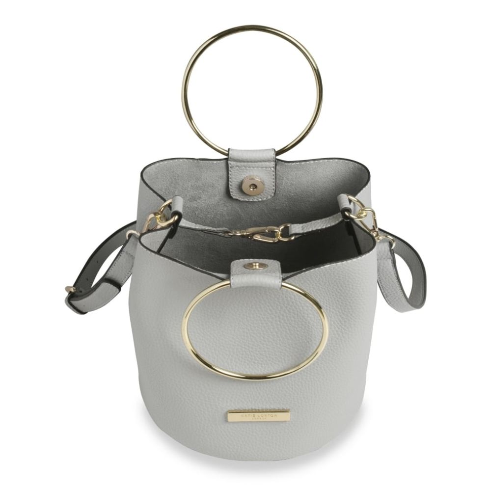 SUKI BUCKET BAG - pale grey - 20x18x6cm