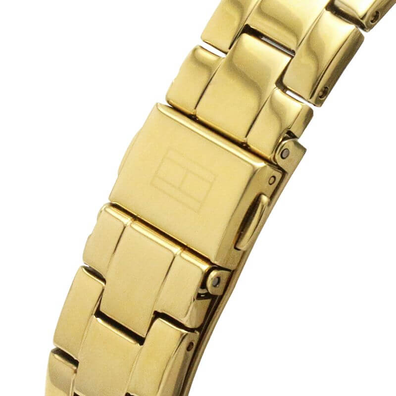 Maya Classic Ionic Thin Gold 2 Steel With Crystal Ladies Watch