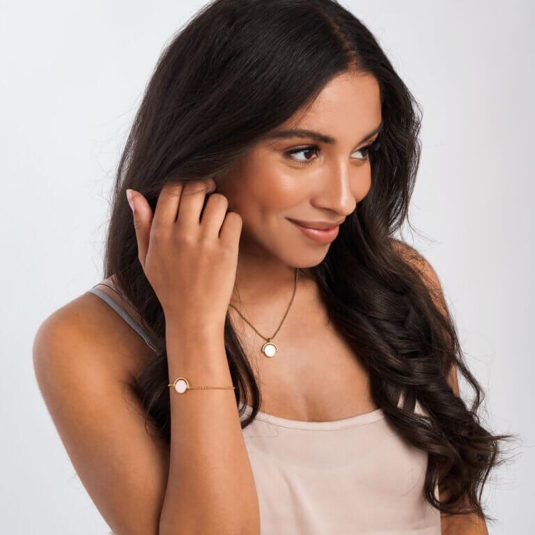 Positivity Pendants | One In A Million | Gold | Bracelet | 19cm Adjustable