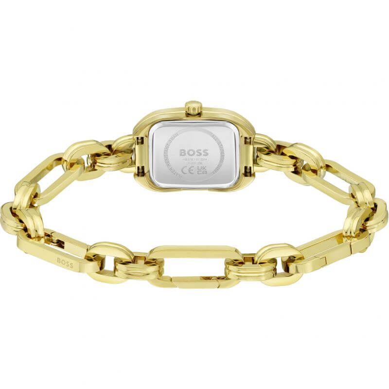Hailey Gold Dial Gold Plated Bracelet Strap Ladies Watch