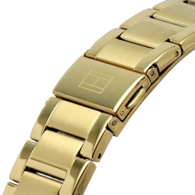 Owen White Dial Gold Tone Bracelet Gents Watch