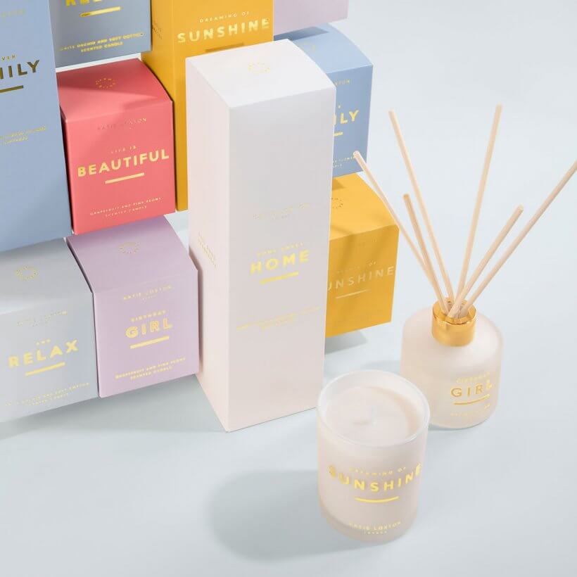 Sentiment Reed Diffuser | Home Sweet Home | White Orchid And Soft Cotton