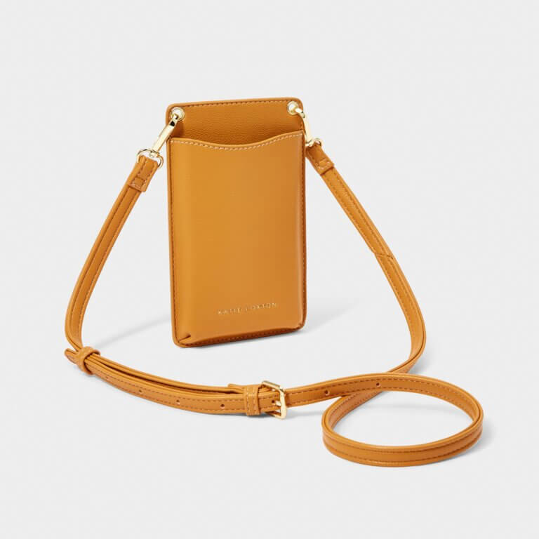Bea Cell Bag | Dark Amber | 18cm X 10.5cm X 1.5cm
