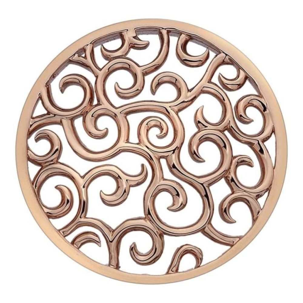 Winding Paths Rose Gold Coin - 33mm