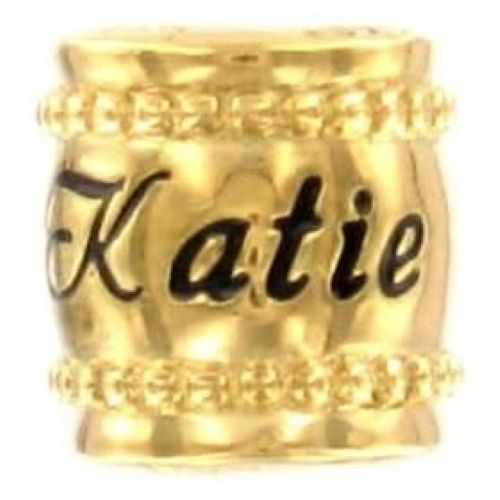 Katie' Gold-plated Engraved Name Link