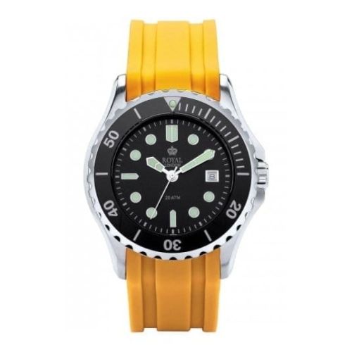 Orange Silicone Sport Watch