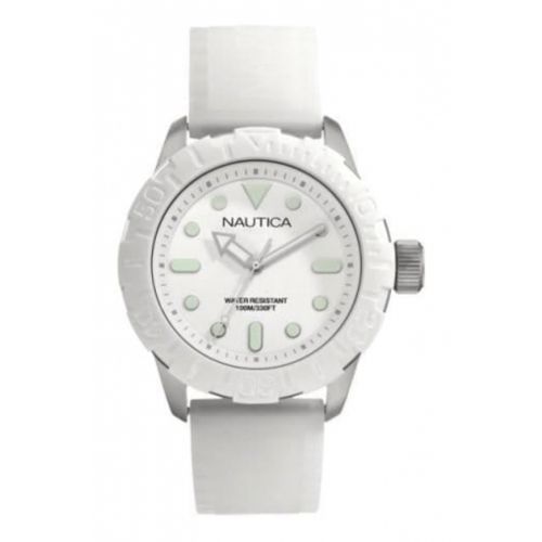 Unisex NSR100 White Silicone Strap Watch