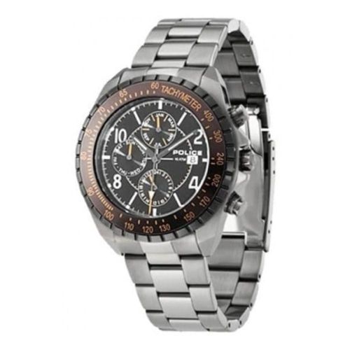 Gents Navy Chronograph Oxidised Stainless Steel Watch