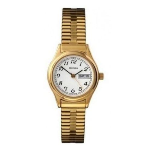 Gold Stainless Steel Expandable Ladies Watch