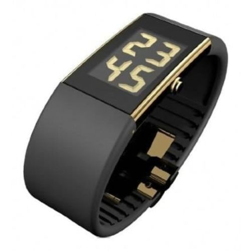Stylish Black Polyurethane digital Wristwatch