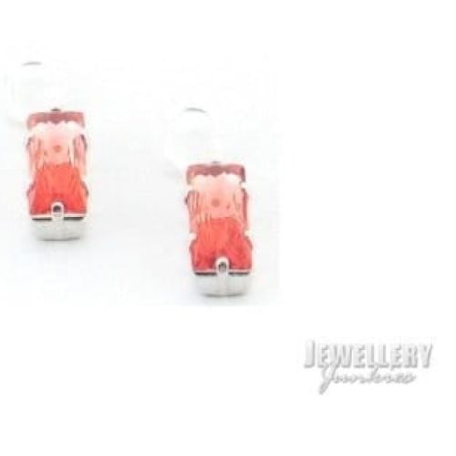 Ladies Rose Swarovski Crystal Earrings