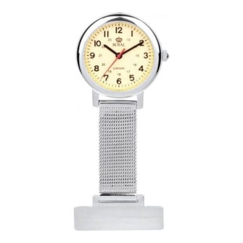 Stainless Steel Illuminous Dial Fob Watch