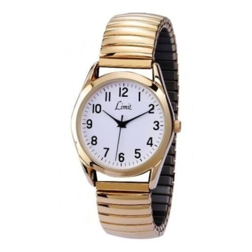 Gold Expandable Stainless Steel Watch