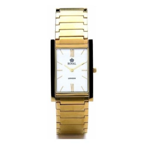 Pvd Gold Brushed And Polished Stainless Steel Watch