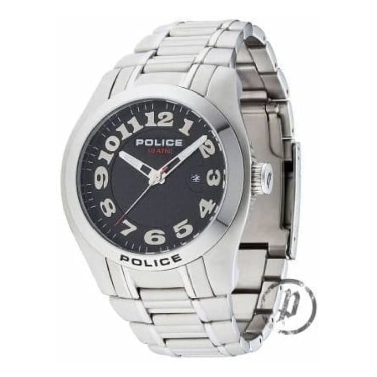 Attire Gents Brushed And Polished Stainless Steel Wristwatch