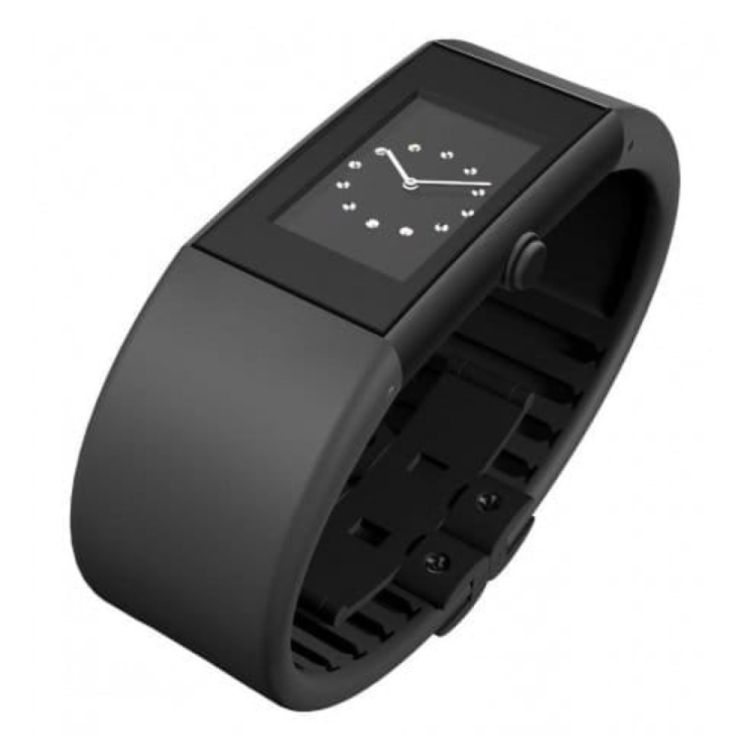 Stylish Slick Ladies polyurethane Black Wristwatch