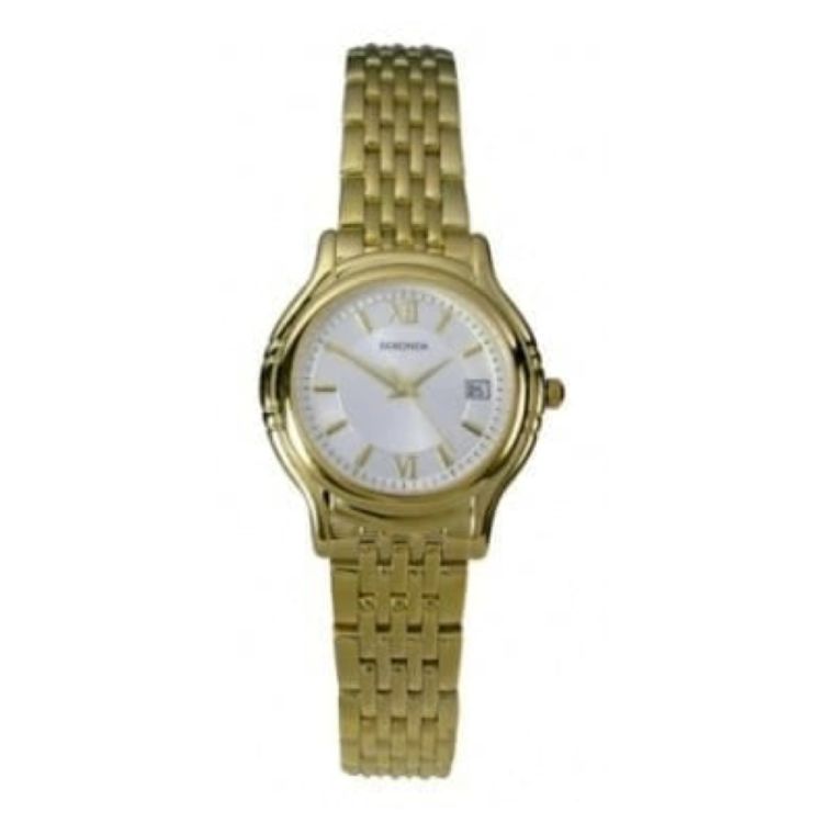 Ladies Gold-plated Stainless Steel Bracelet Watch
