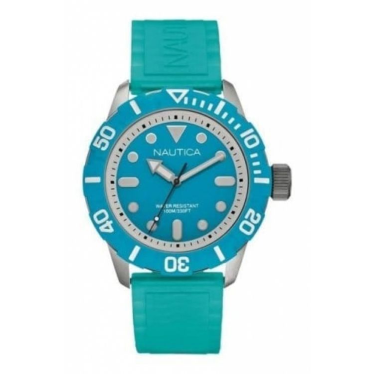 Unisex Light Blue NSR 100 Silicone Watch