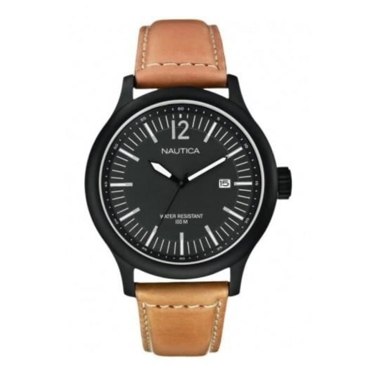 Gents NCT Light Brown Leather Watch