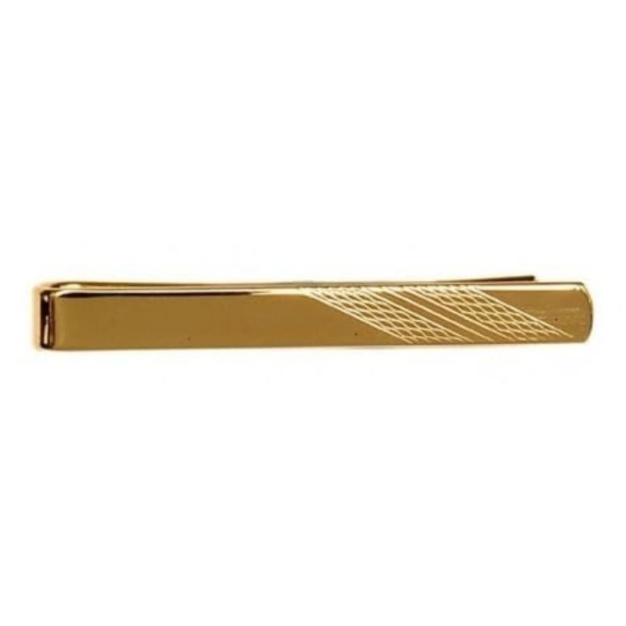 Barley Design Gold Plated Tie Bar