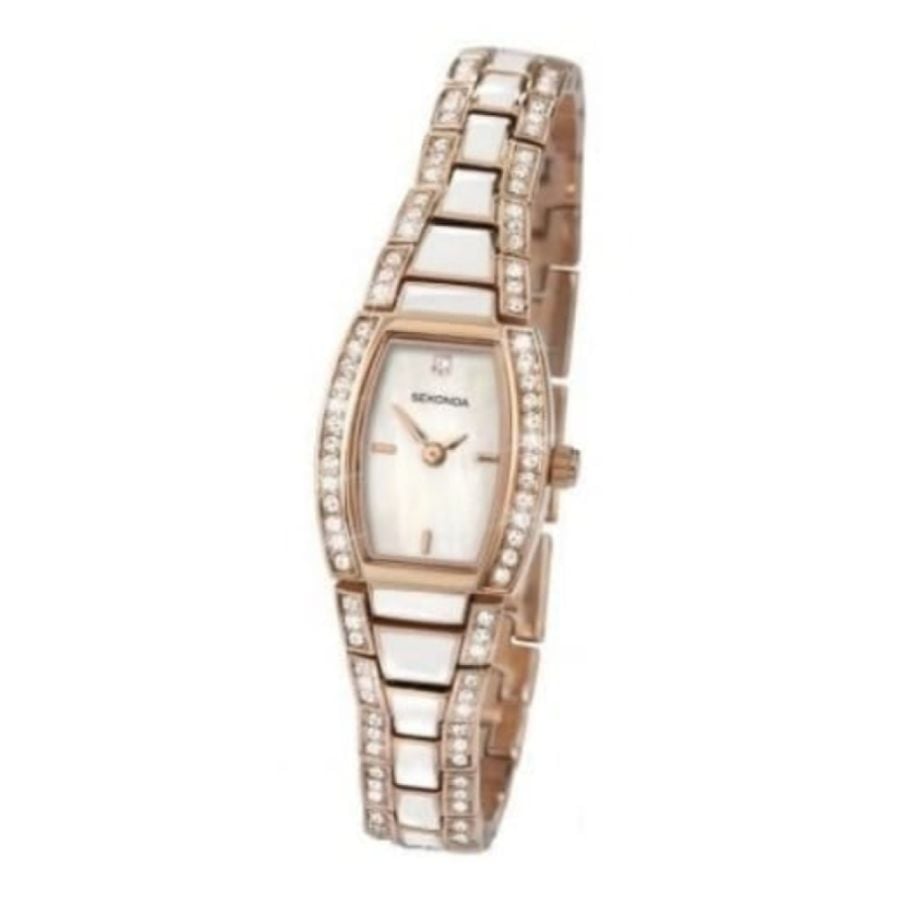 Ladies Quartz Rose Gold Plated Wrist Watch