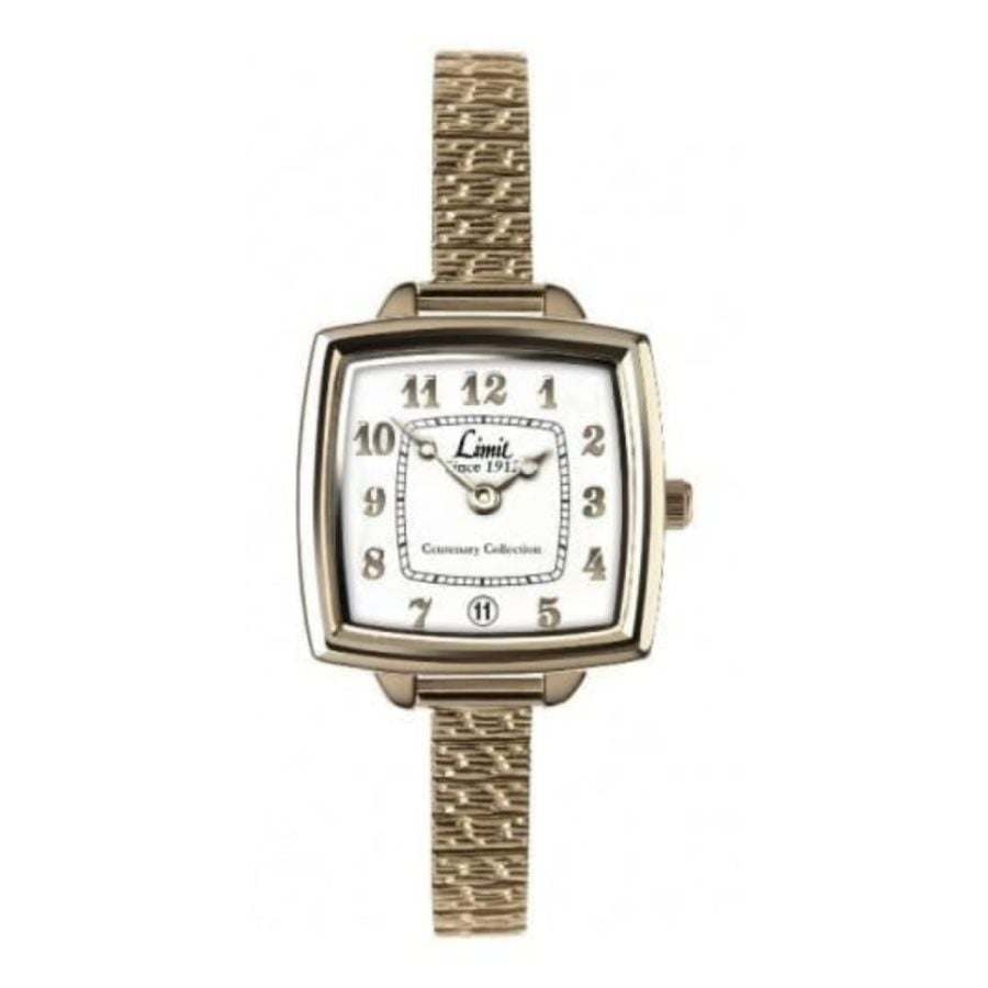 Gold Stainless Steel Expandable Watch