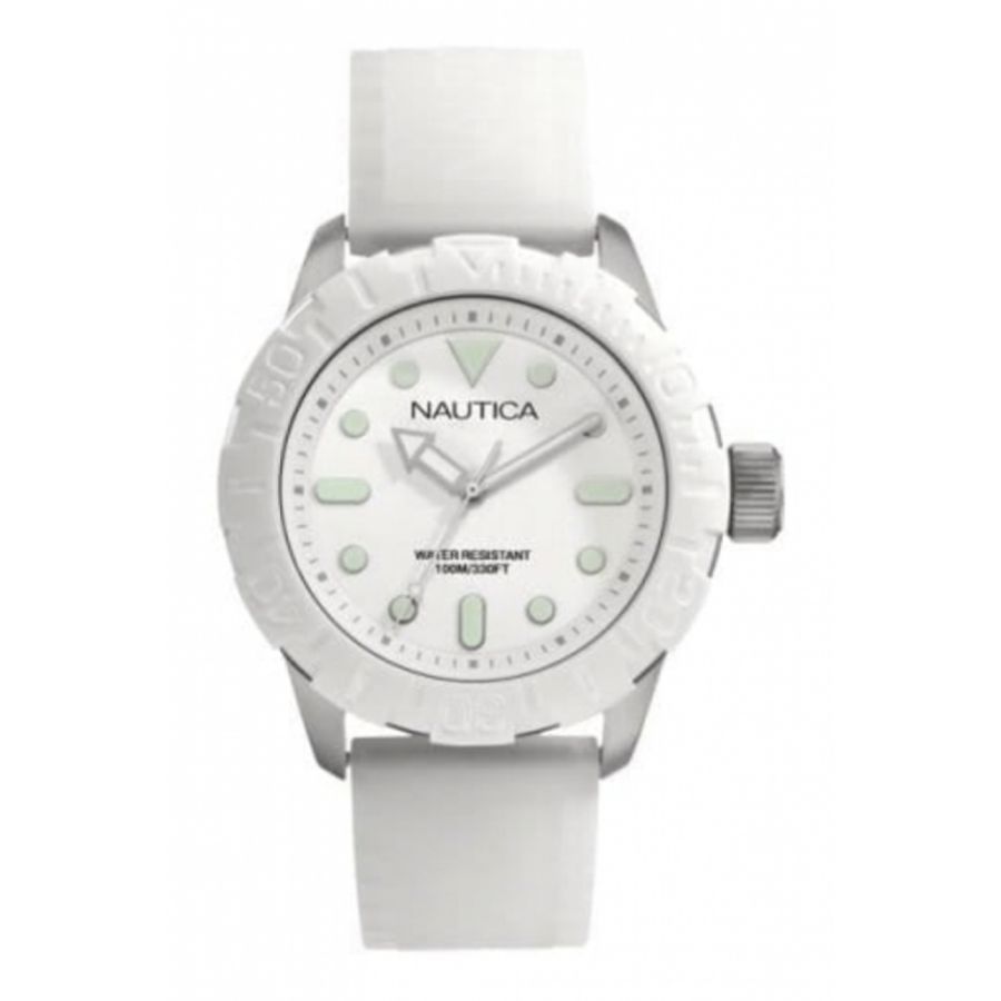 Unisex NSR100 White Silicone Strap Watch