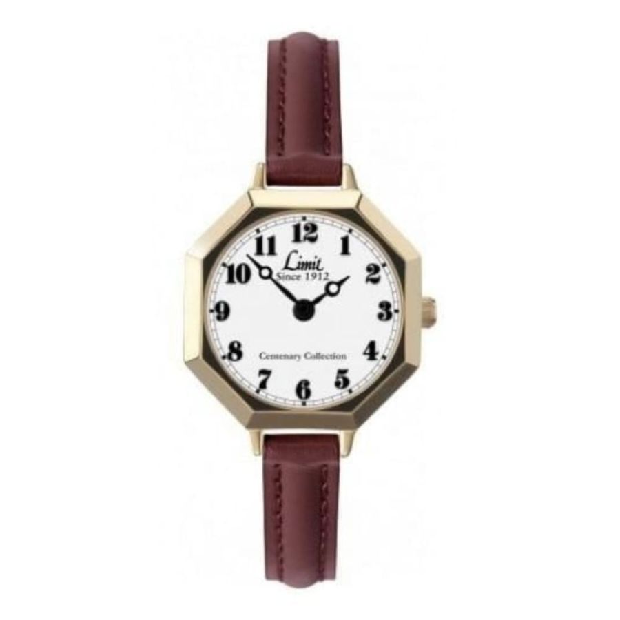 Centenary Collection Burgundy Leather Watch