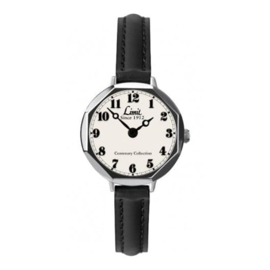 Centenary Collection Petite Leather Black Watch