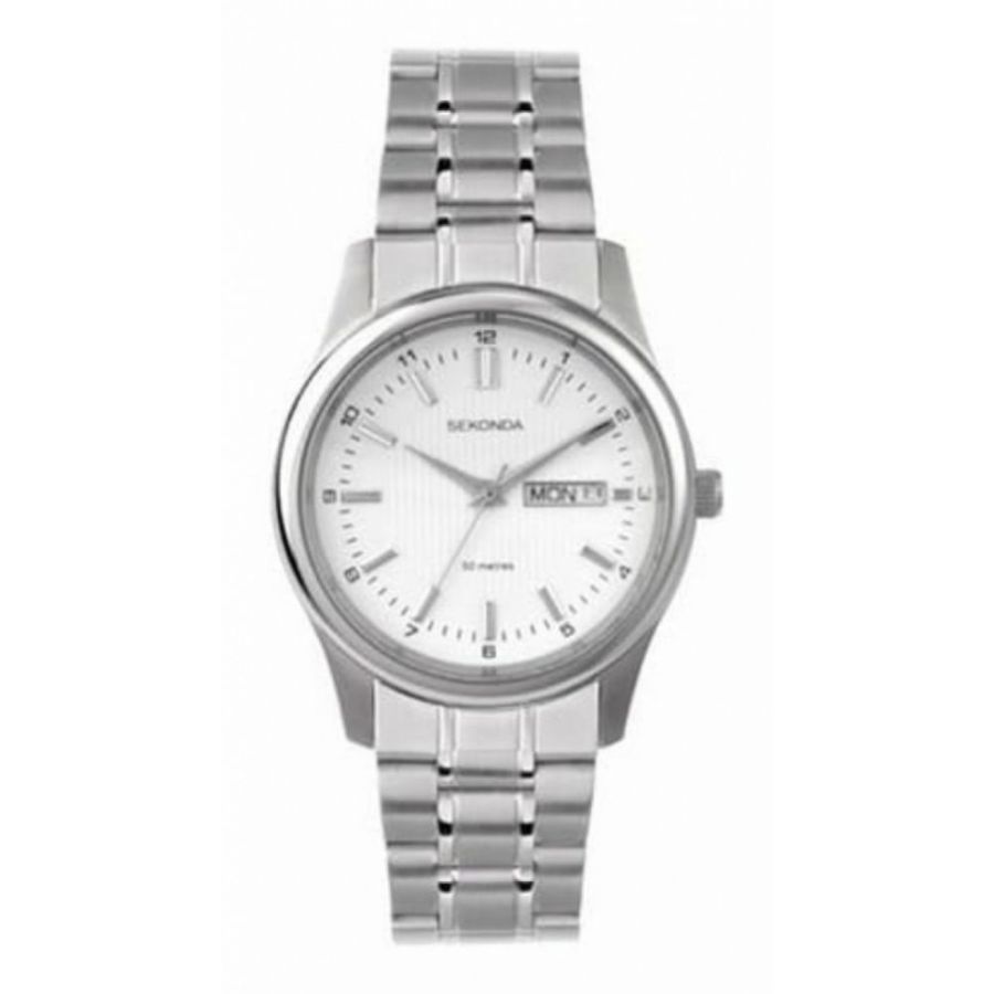 Stainless Steel Date Display Wrist Watch