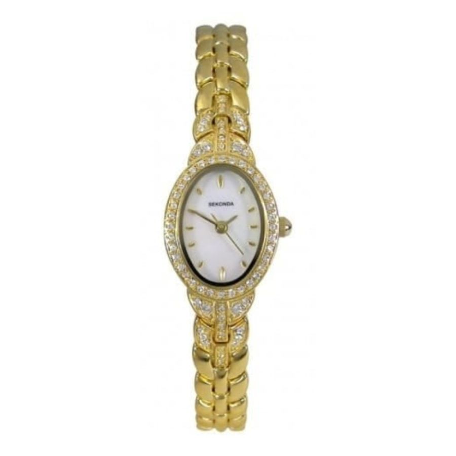 Ladies Gold Bracelet Watch