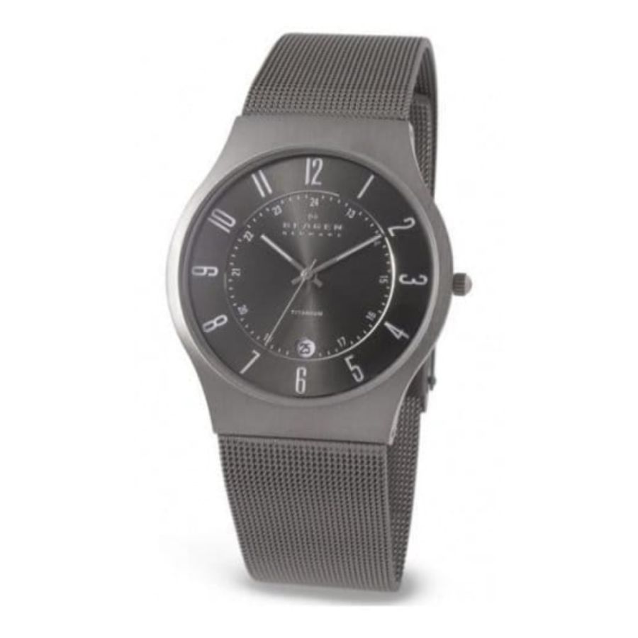 Gents Silver Titanium Wrist Watch